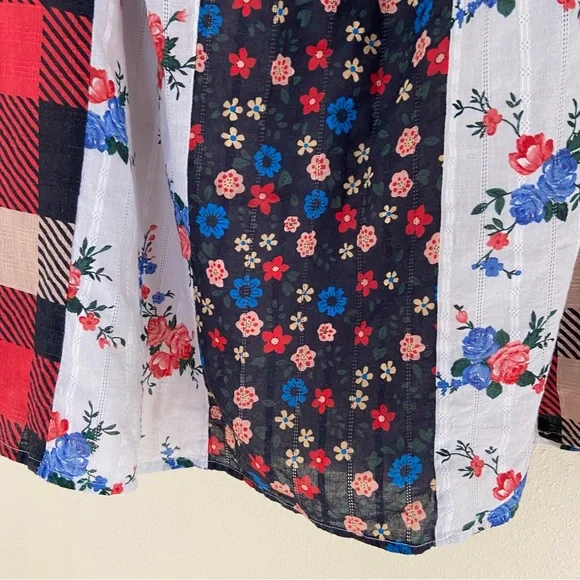 Anthropologie Let Me Be Patchwork Frontier Maxi Skirt - Picture 10 of 16